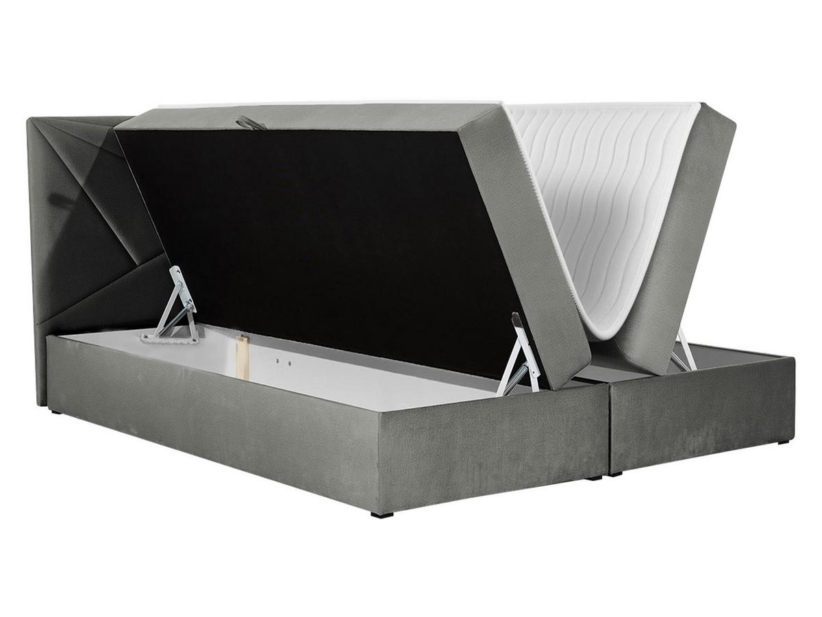 BOXBETT Top 5 - H3 - Blau, Holz (180/200cm) - MIRJAN24