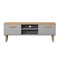 TV-MÖBEL Denver Grau - Grau, Holzwerkstoff (35/47/120cm) - Petits-meubles