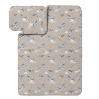 BABY Bambus-Bettwäsche Wale - Cappuccino, Textil (100/135cm) - waldin