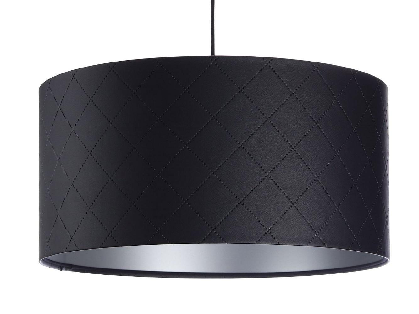 HÄNGELEUCHTE Schwarz 50/25 cm - Silberfarben/Schwarz, Kunststoff (50/0.8/25cm) - ONZENO