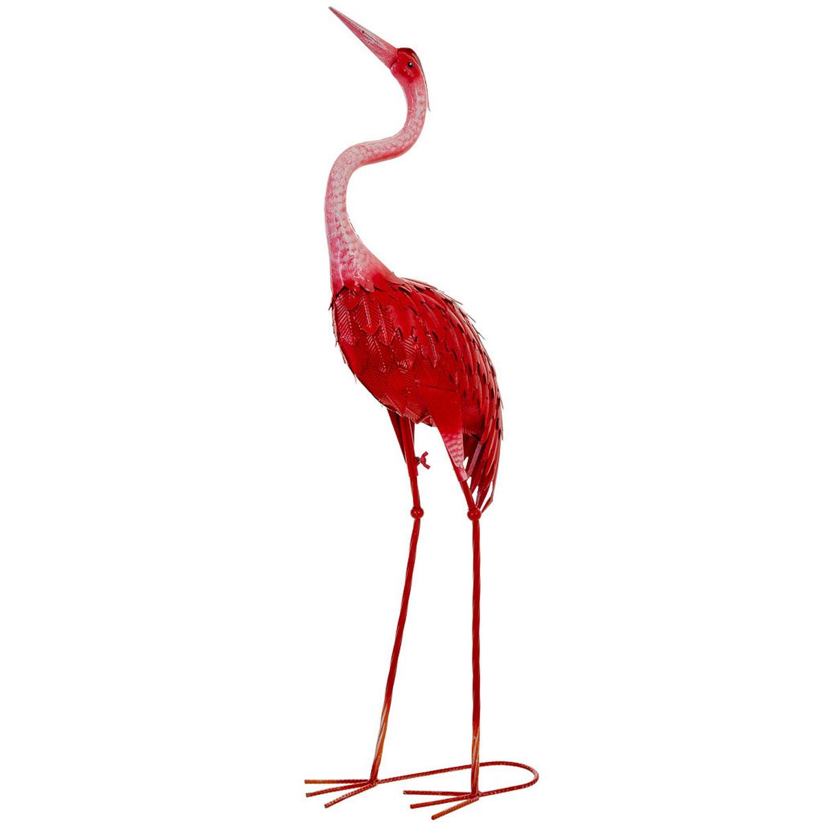 FIGUR aus metall 26x20x92cm - Rot, Metall (26/92/20cm) - Wanderlust