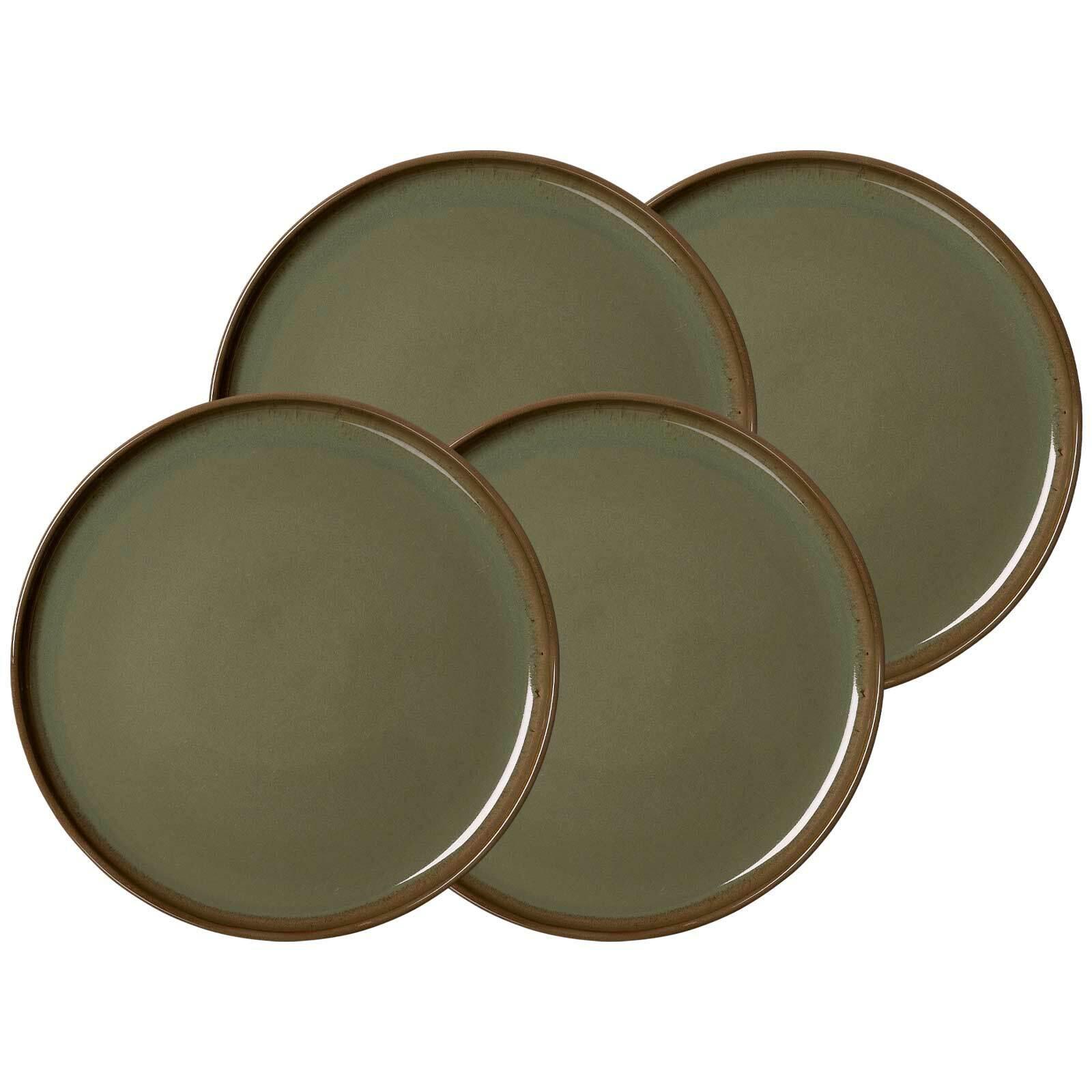 SPEISETELLER Malaga Grün ø 27,5 cm 4er Set - Grün, Keramik (27.5cm) - Ritzenhoff Breker