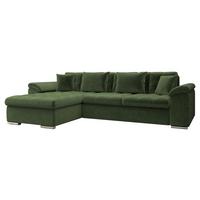 ECKSOFA Diana, Seite: Links - Grün, Holz/Textil (280/160cm) - MIRJAN24
