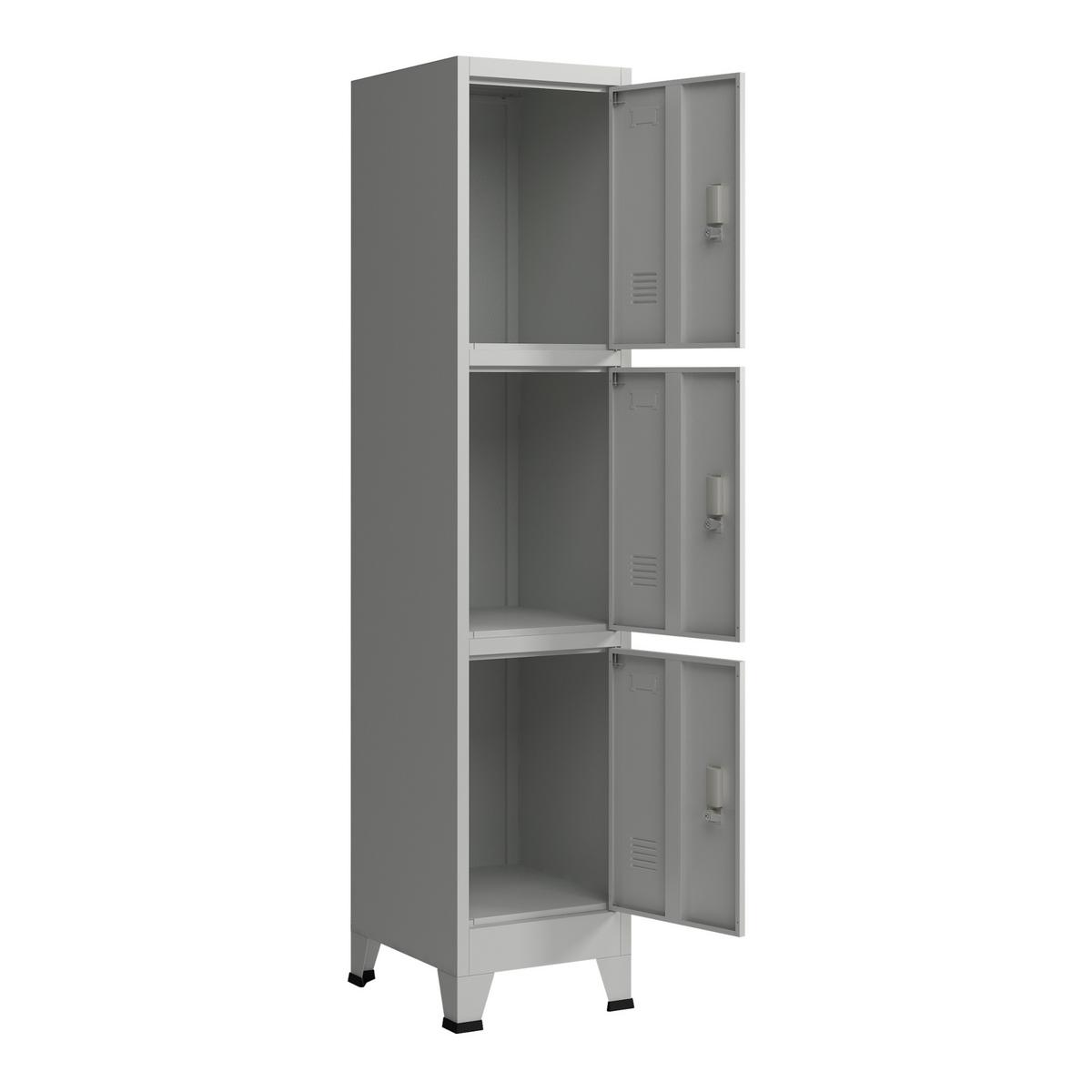 SPIND Joroinen - Grau, Metall (38/180/45cm) - [en.casa]