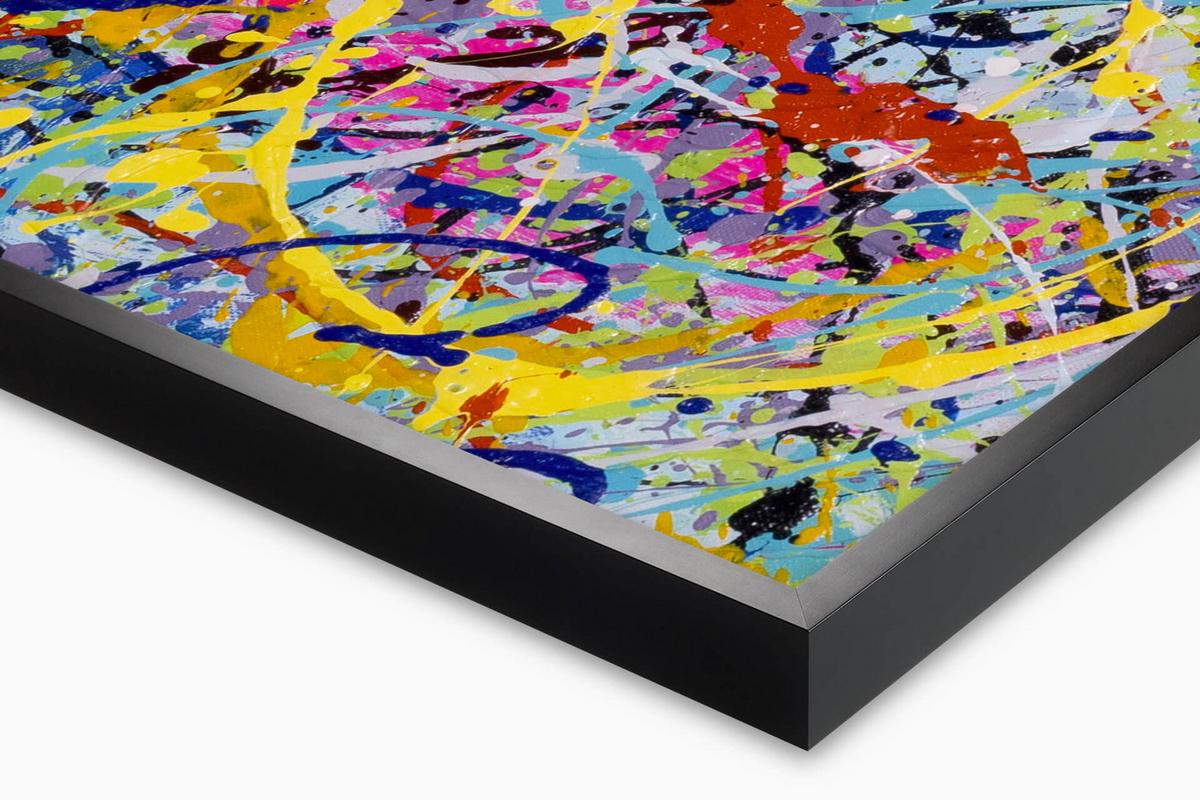 ACRYLBILD HANDGEMALT 100/75 cm - Multicolor, Holz/Textil (100/75cm) - KUNSTLOFT