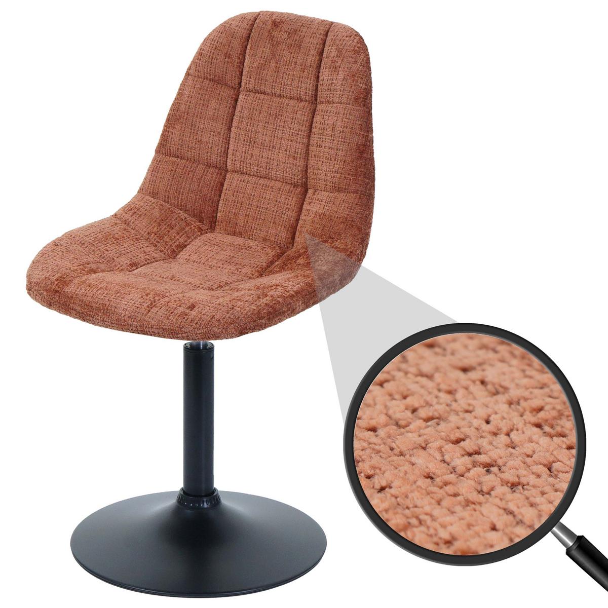 ESSZIMMERSTUHL Orange - Terracotta/Orange, Textil (47/83/43cm) - MCW