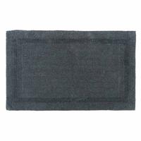 BADEMATTE 70/120 cm, 100% Baumwolle, wendbar - Grau, Textil (70/120cm) - Homescapes