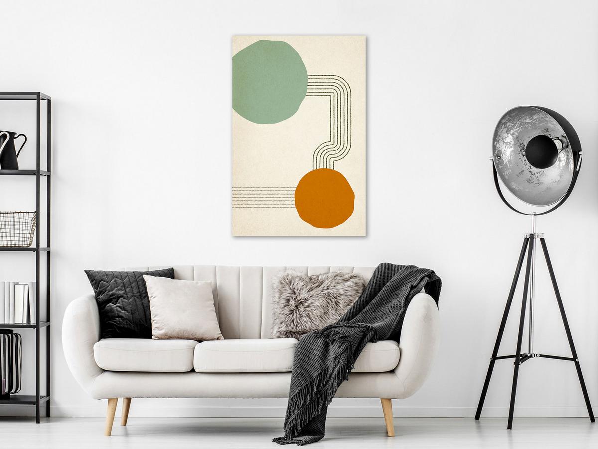 KUNSTDRUCK Bunt 40/60 cm - Multicolor, Textil (40/60cm) - KUNSTLOFT