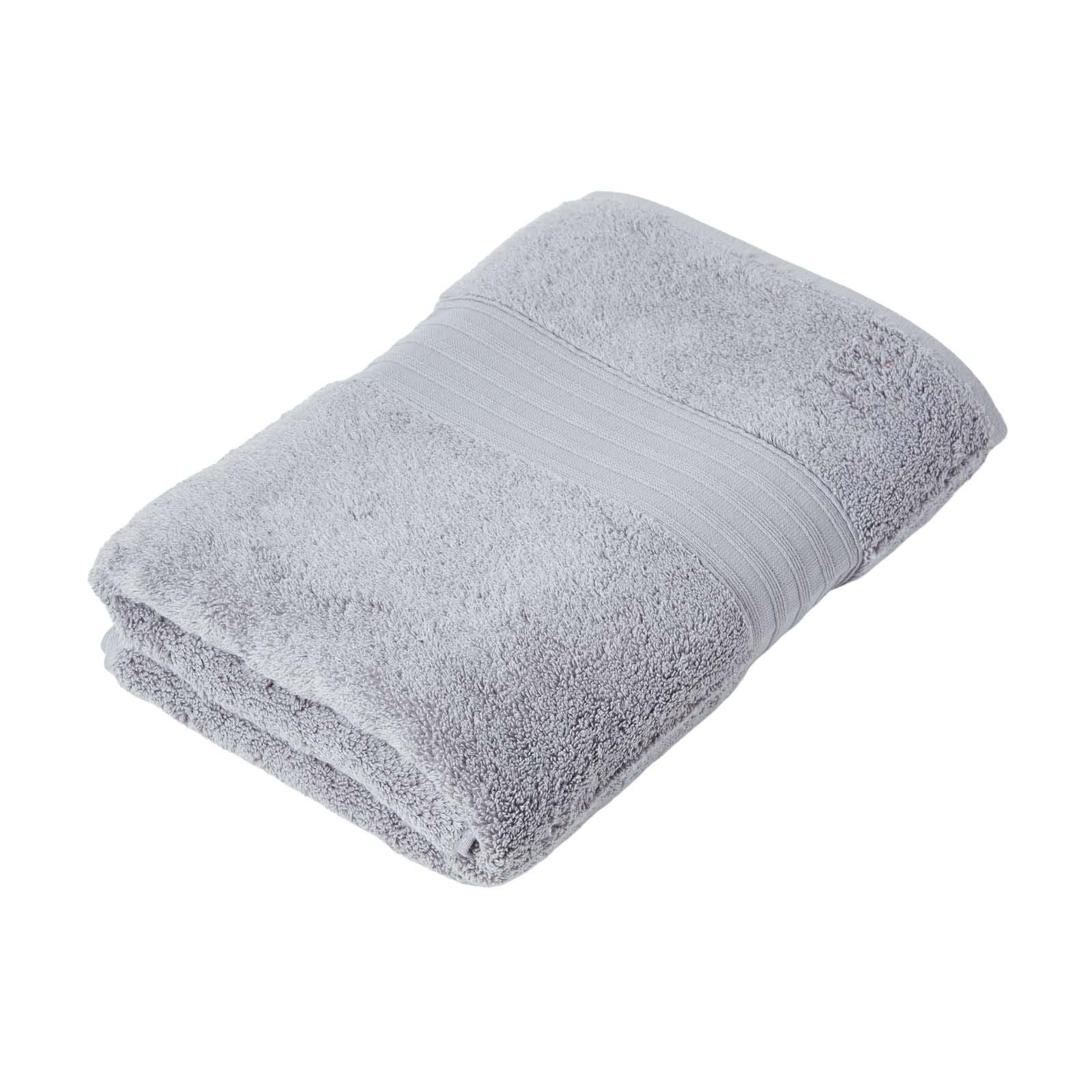 DUSCHTUCH Supima Select grau 70/130 cm - Grau, Textil (70/130cm) - Homescapes