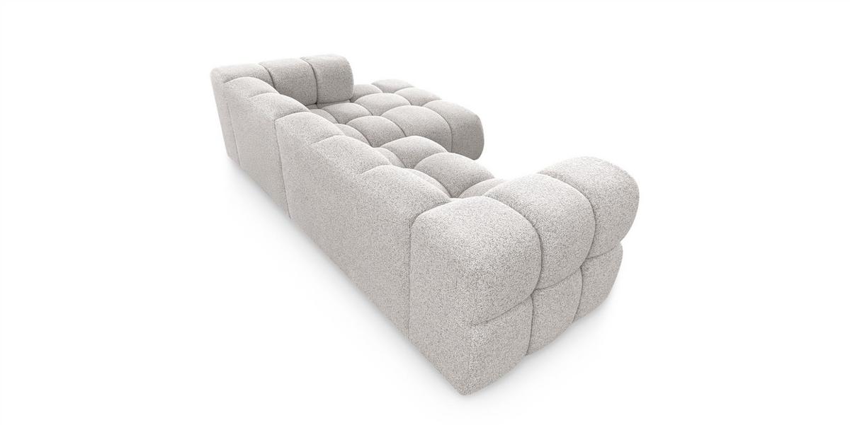 ECKSOFA Blanche In Puente - Türkis, Holzwerkstoff/Textil (150/280cm) - Fun Möbel