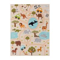 KINDERTEPPICH Bunt 100 x 200 cm - Multicolor, Kunststoff (100/200cm) - TT Home