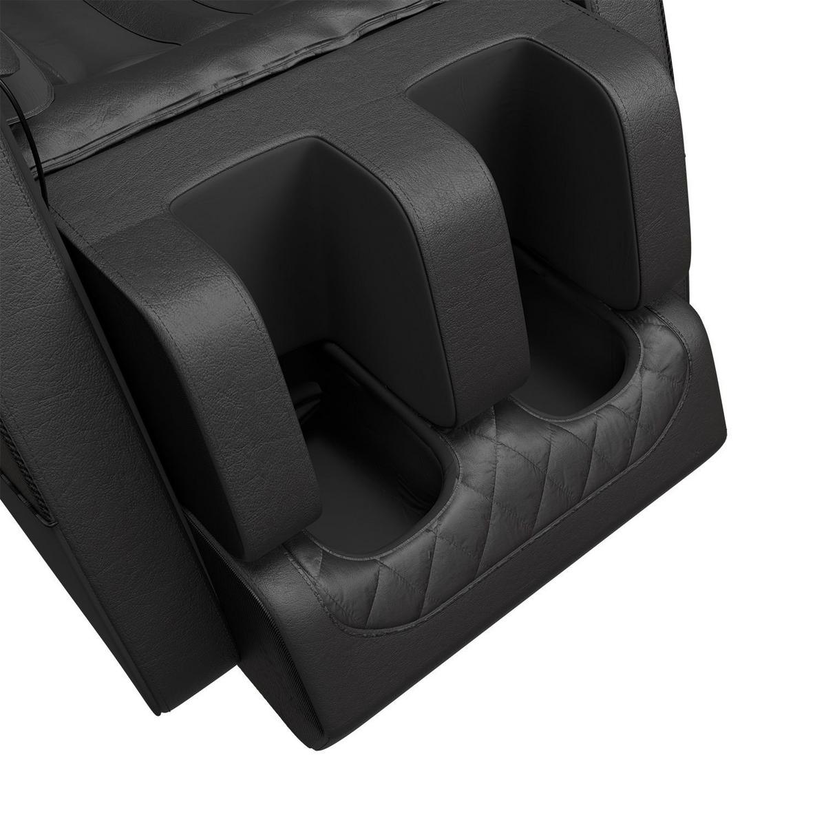 MASSAGESESSEL Paros Schwarz - Schwarz, Leder/Textil (74/113/170cm) - Juskys