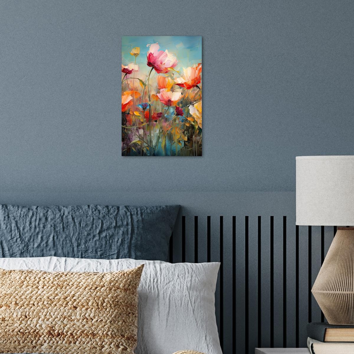 POSTER Blumen - Aquarell - Kunst - Botanisch - Natur Room Decor 20x30 cm - Orange, Papier (20/30/0.1cm) - MuchoWow