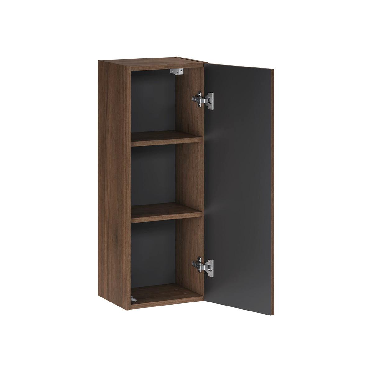 HÄNGESÄULE Elias Dunkles Holz - Braun, Holzwerkstoff (30/80/18.5cm) - Petits-meubles