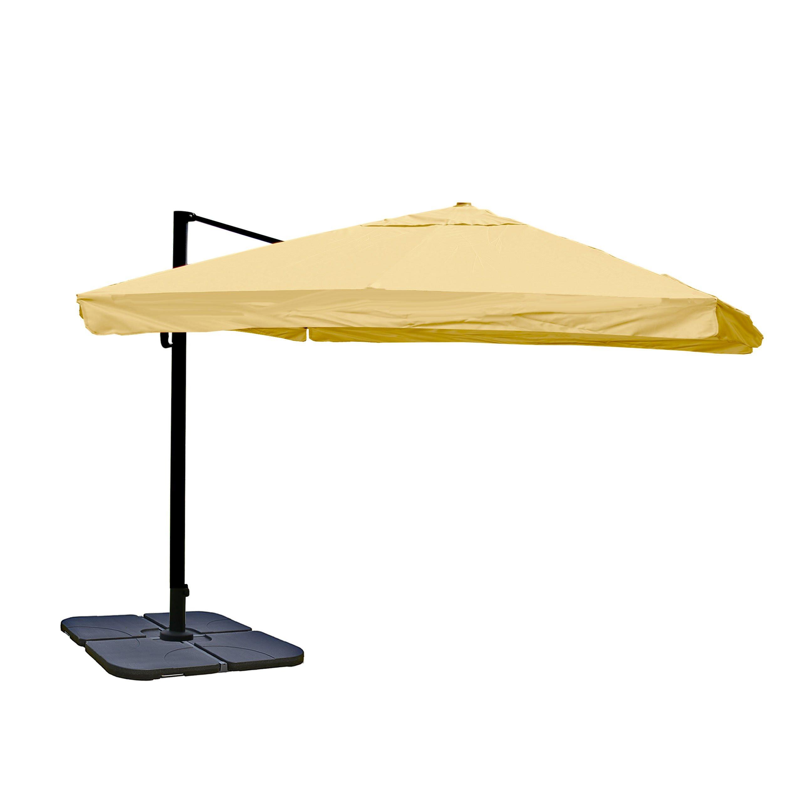 AMPELSCHIRM I Cremeweiß 300/300 cm - Weiß, Textil (360/300cm) - MCW