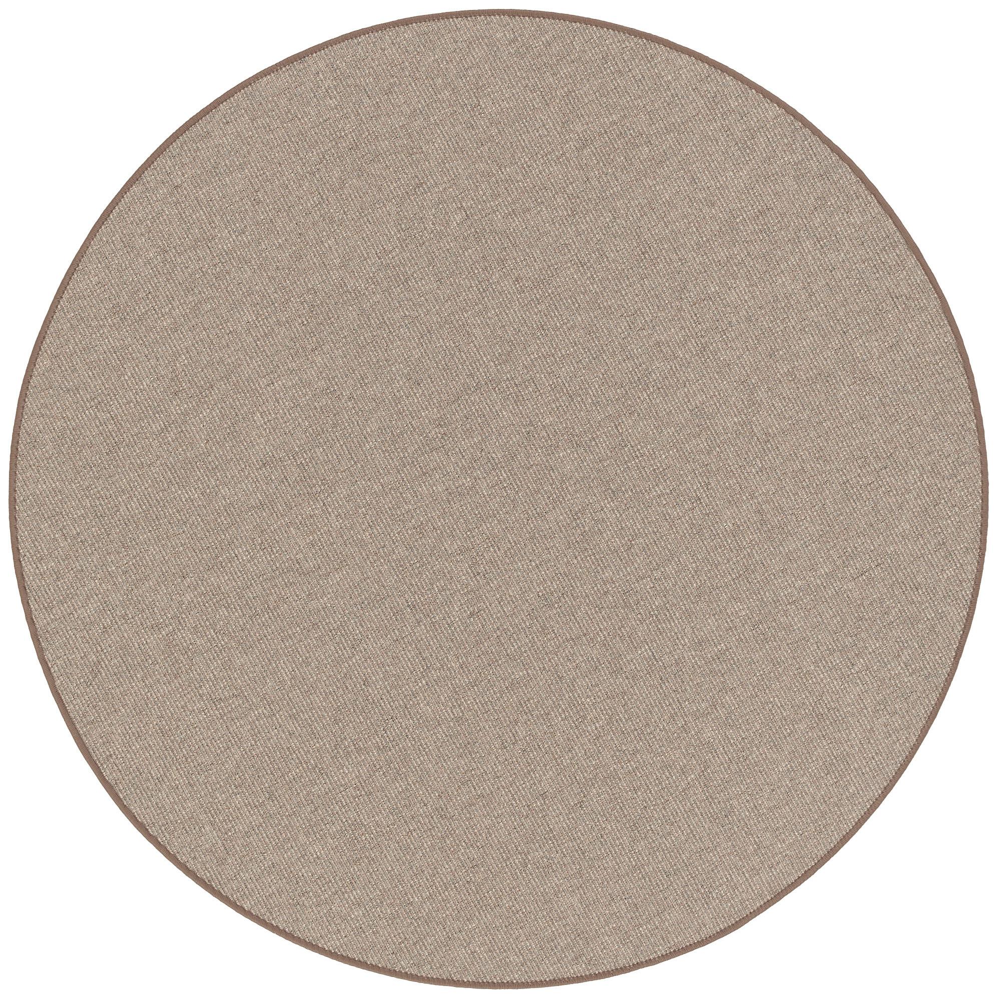 NATUR SISAL-OPTIK TEPPICH TAFF RUND - Braun, Textil (200/200cm) - Snapstyle