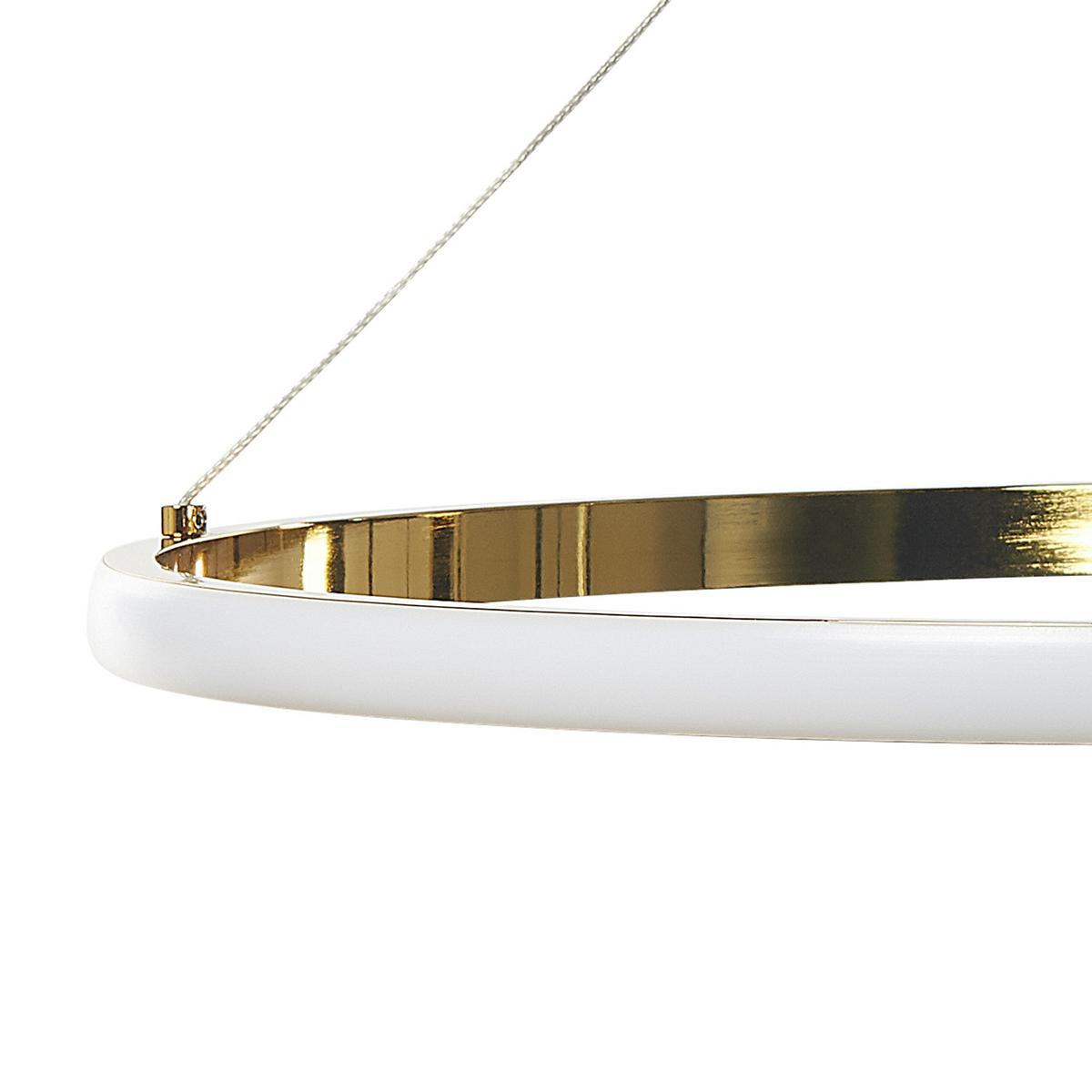 HÄNGELEUCHTE Tano 50/50/104 cm - Goldfarben, Metall (50/50/104cm) - Beliani