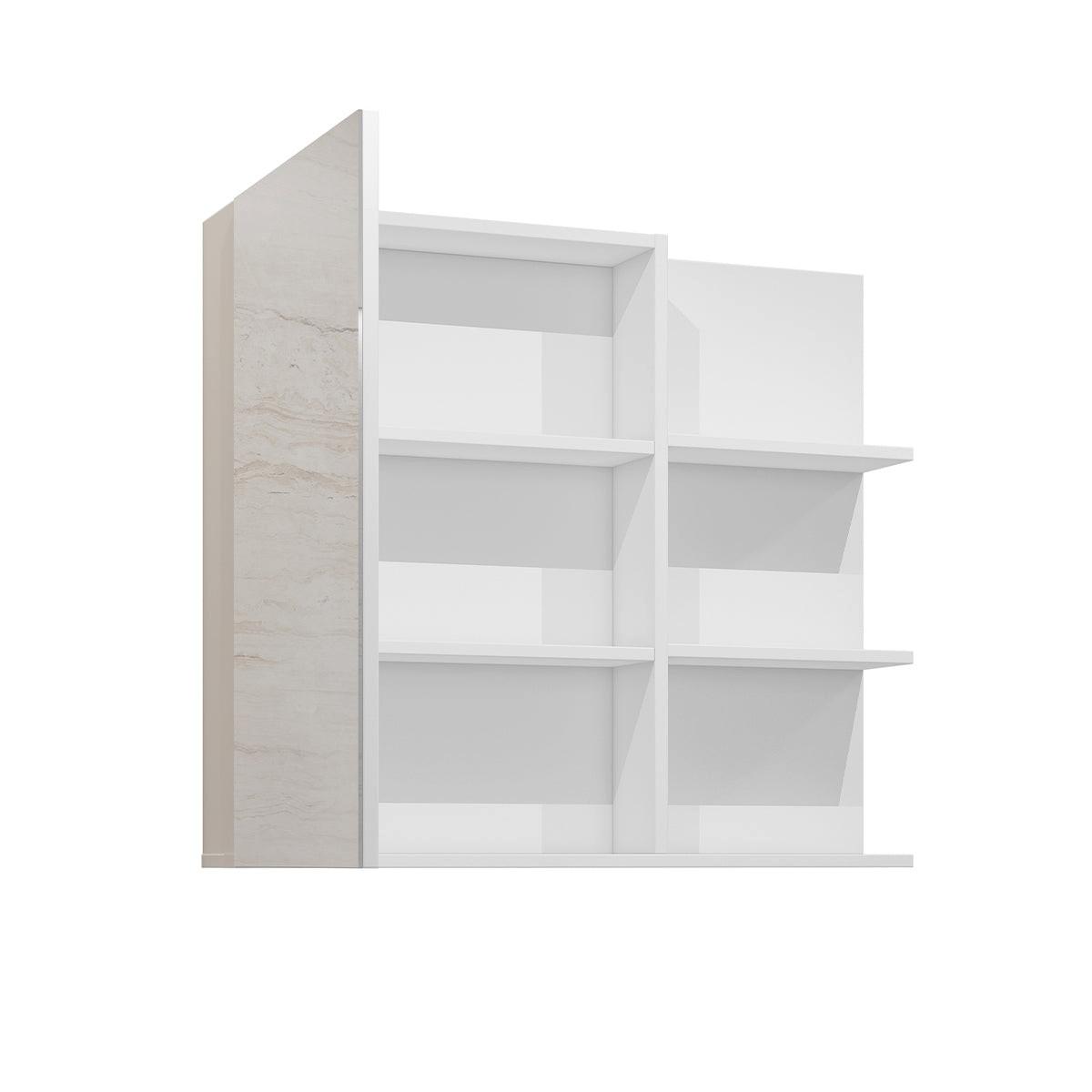 SCHRANK 1 Tür Sophéa Weiß - Weiß, Holzwerkstoff (78/70.6/18cm) - Petits-meubles