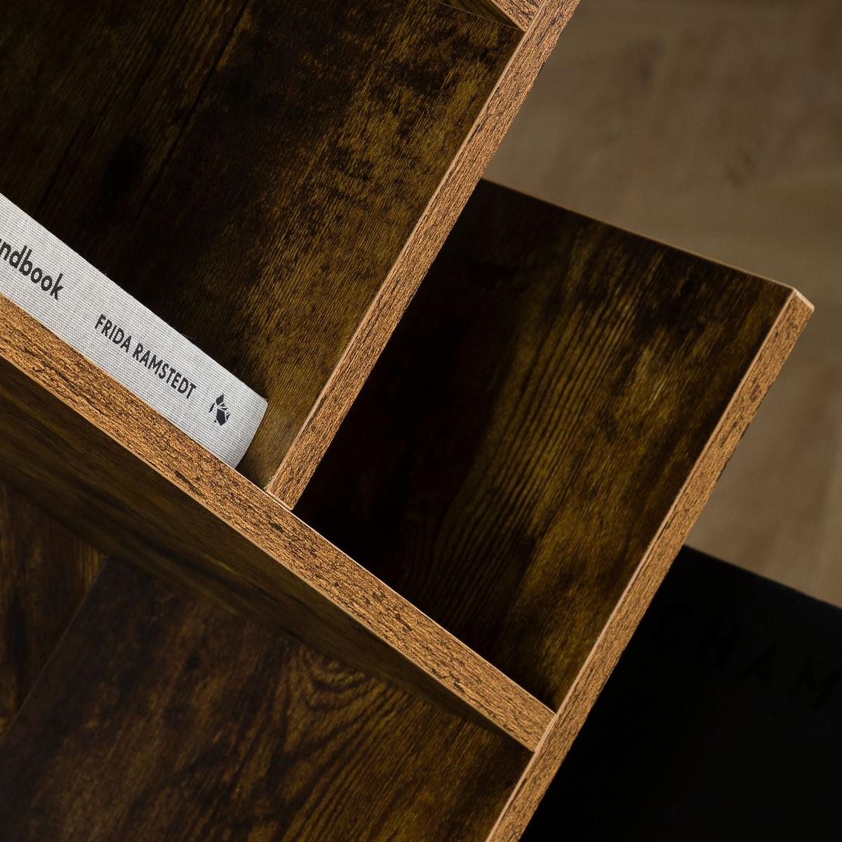 BÜCHERREGAL JULES braun - Braun, Holzwerkstoff (48/116/23cm) - IDIMEX