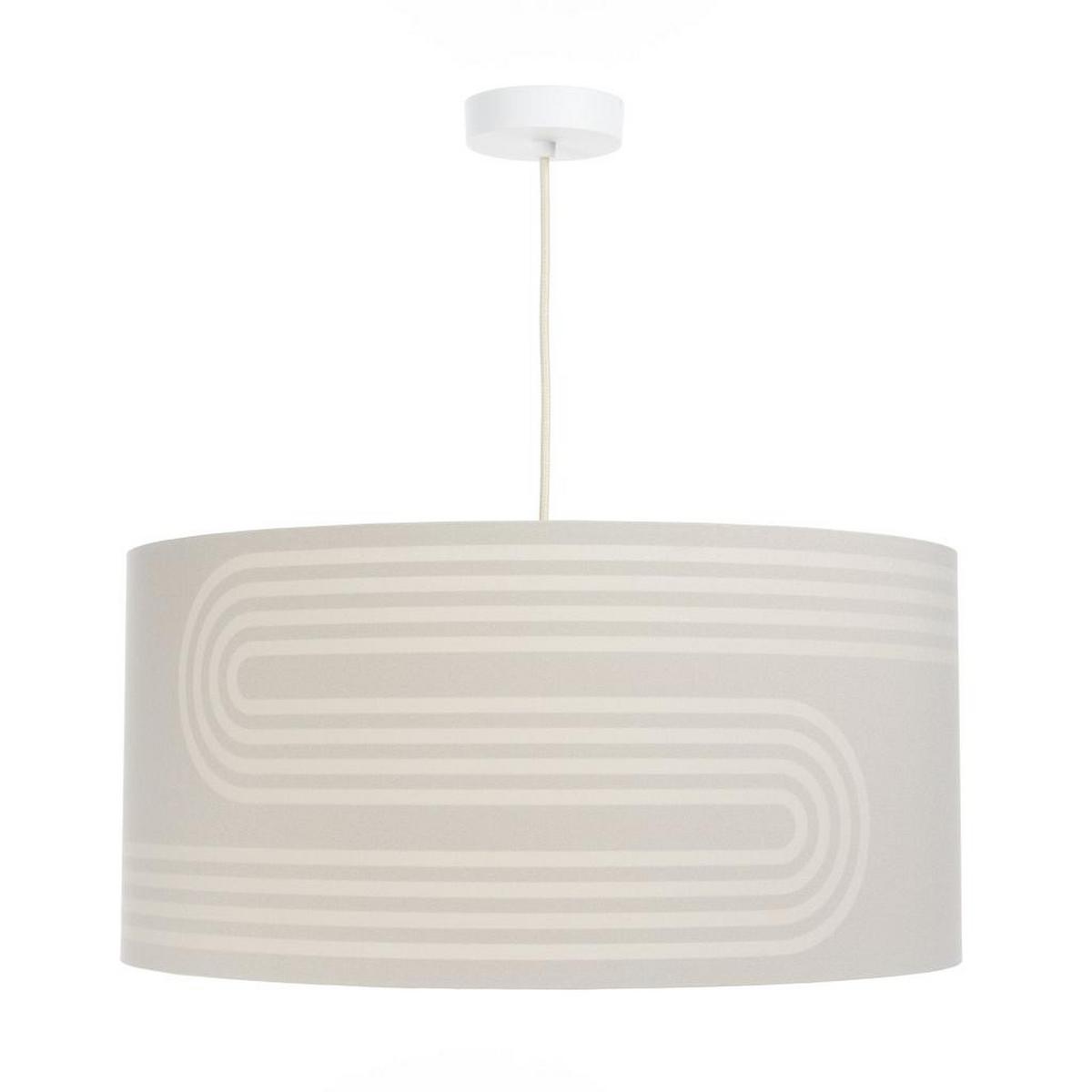 HÄNGELEUCHTE Beige 50/95 cm - Beige, Kunststoff (25/0.6/95cm) - ONZENO