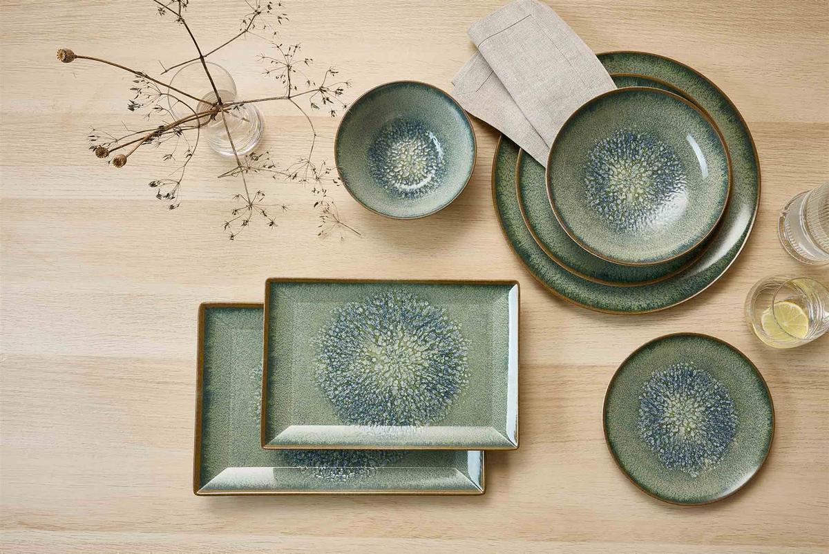 BASIC-SET Verde grün 12-tlg. - Grün, Keramik (2/2/2cm) - Ritzenhoff Breker