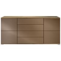 SIDEBOARD Rova Bronze Optik - Bronzefarben, Holzwerkstoff (166.5/75.5/35cm) - Vladon