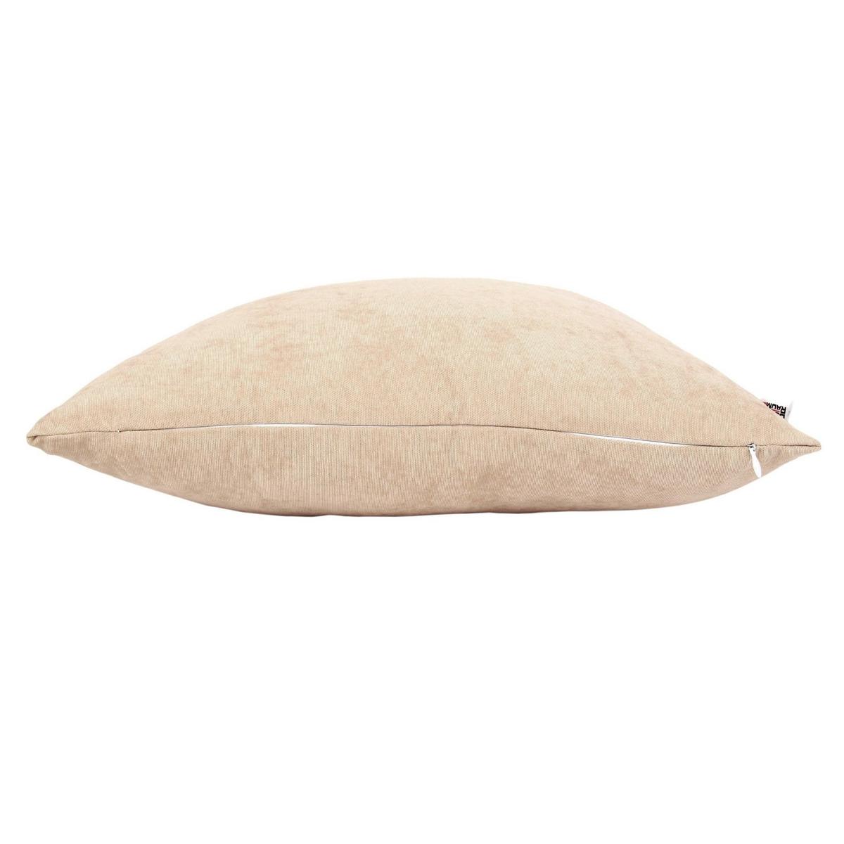 DEKOKISSEN Uni Sand 45x45 cm mit Füllung - Beige, Textil (45/45cm) - Deco-Raum