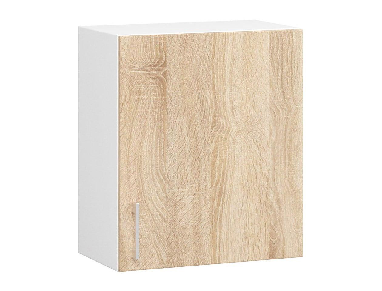 HÄNGESCHRANK Weiß, Eiche Sonoma 58/50/30,5 - Weiß/Eiche Artisan, Holzwerkstoff (50/58/30.5cm) - RAUMHIRSCH FURNITURE