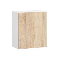 HÄNGESCHRANK Weiß, Eiche Sonoma 58/50/30,5 - Weiß/Eiche Artisan, Holzwerkstoff (50/58/30.5cm) - RAUMHIRSCH FURNITURE