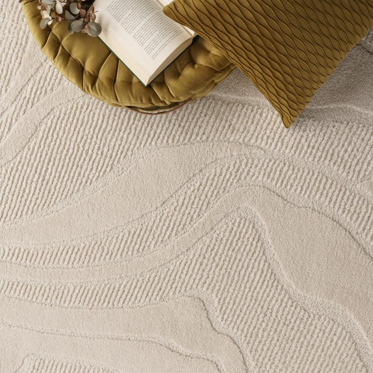 FLACHWEBETEPPICH Boho Creme 240 x 330 cm - Creme, Kunststoff (240/330cm) - TT Home