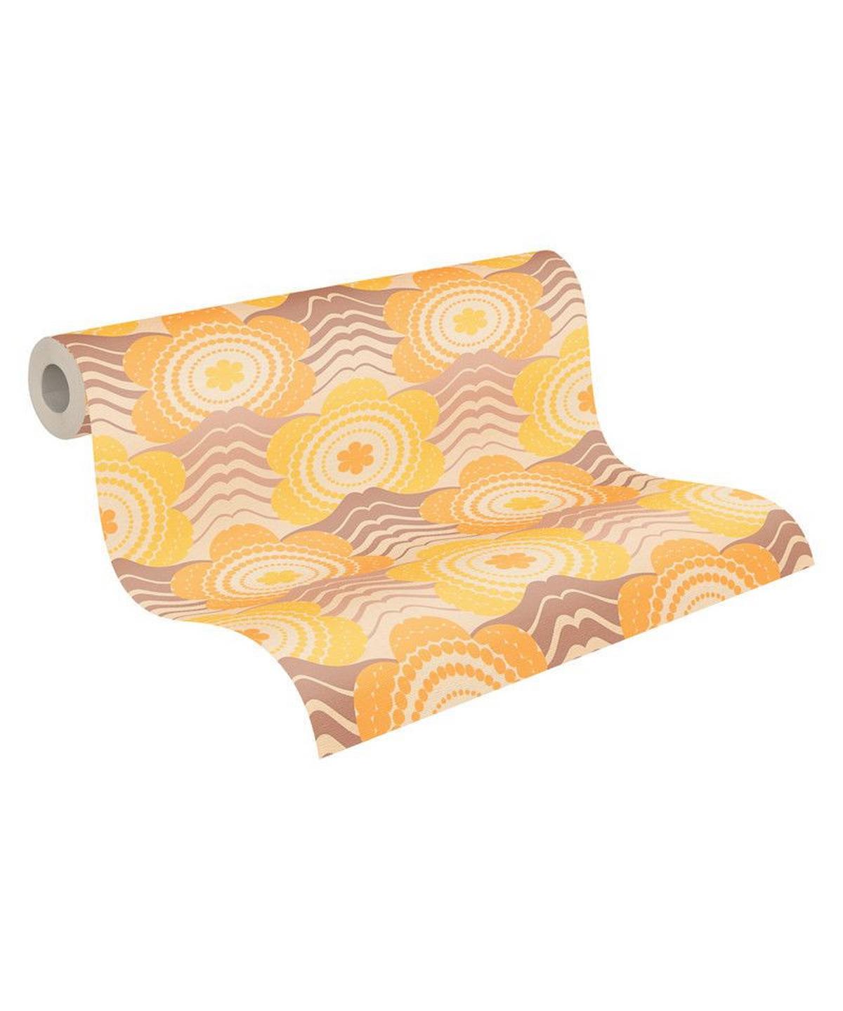 VLIESTAPETE Braun 53/850 cm - Braun, Textil (53/1cm) - KUNSTLOFT