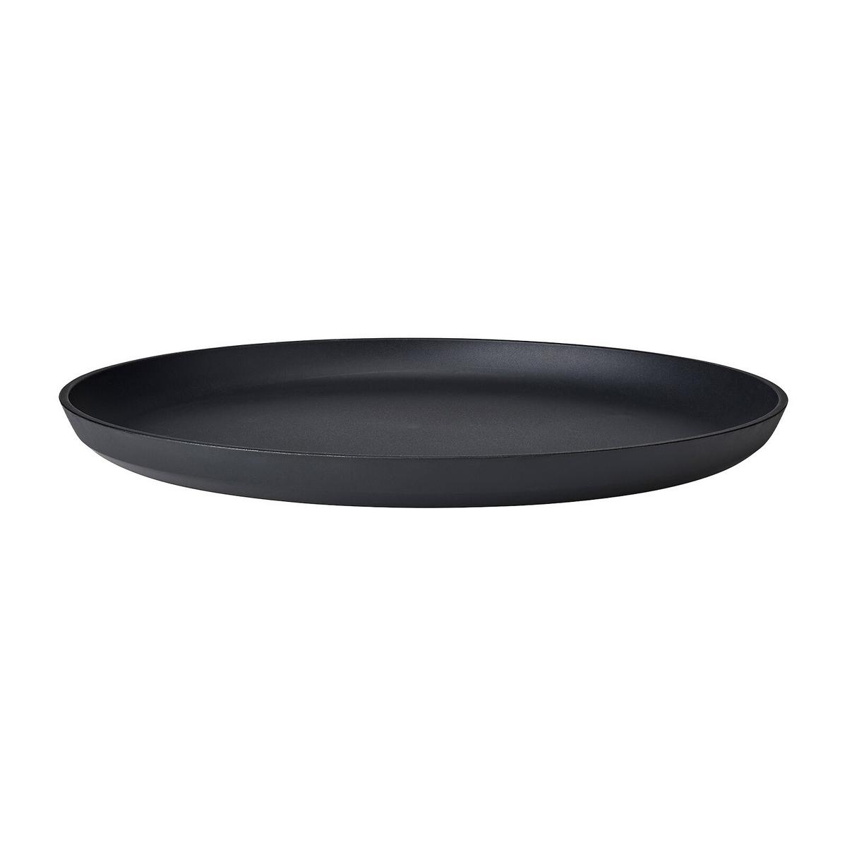 ESSTELLER Silueta Nordic Black ø 26 cm - Schwarz, Kunststoff (26cm) - Mepal