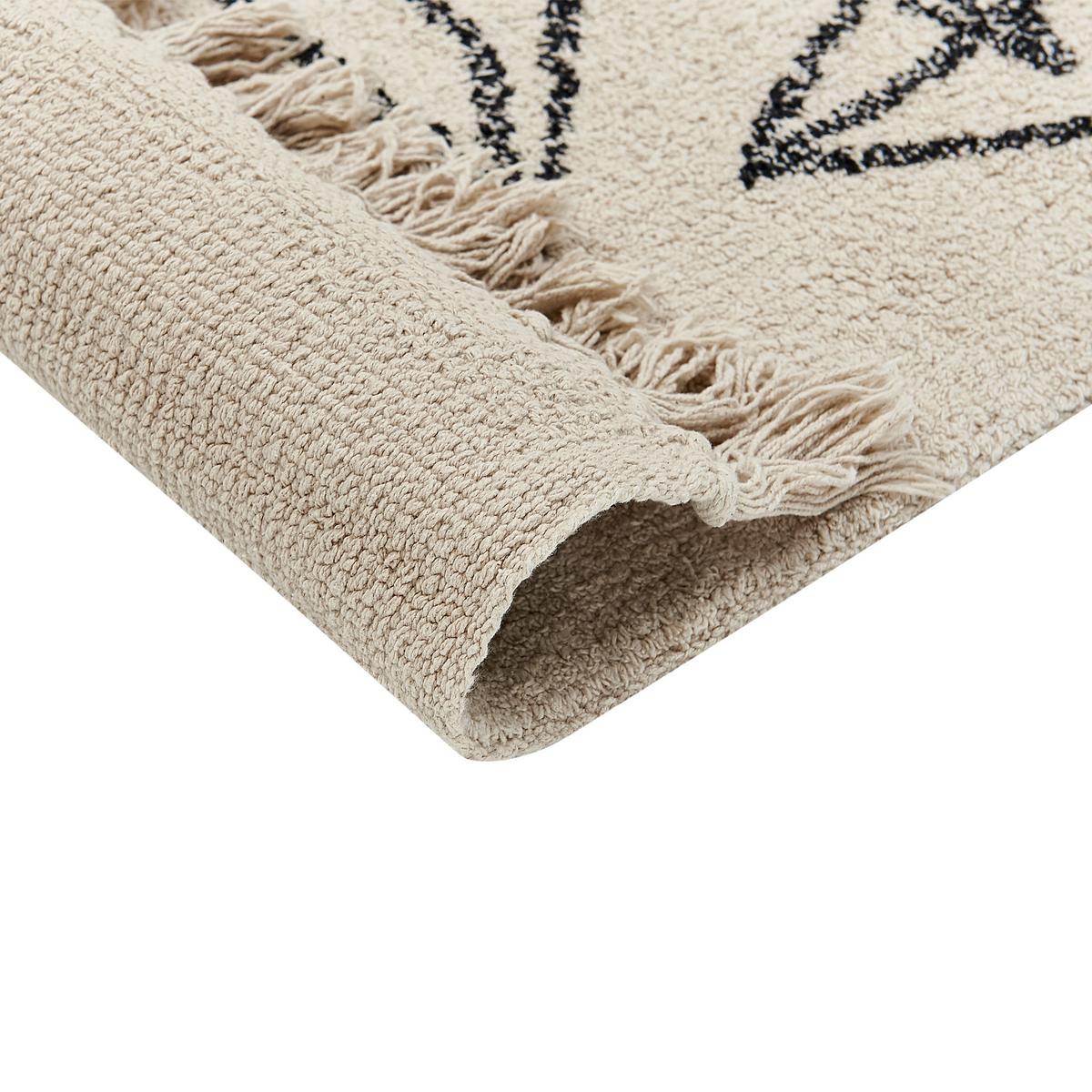 KURZFLOR-TEPPICH Sazli 150/80 cm - Beige, Textil (80/150cm) - Beliani
