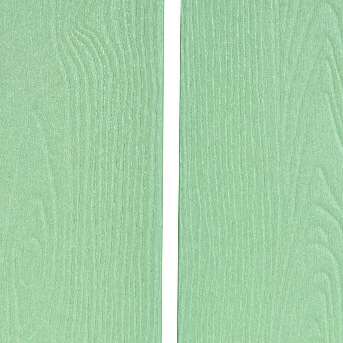 GARTENBANK Adirondack 125 cm Hellgrün - Hellgrün, Kunststoff (125/91/73cm) - Beliani
