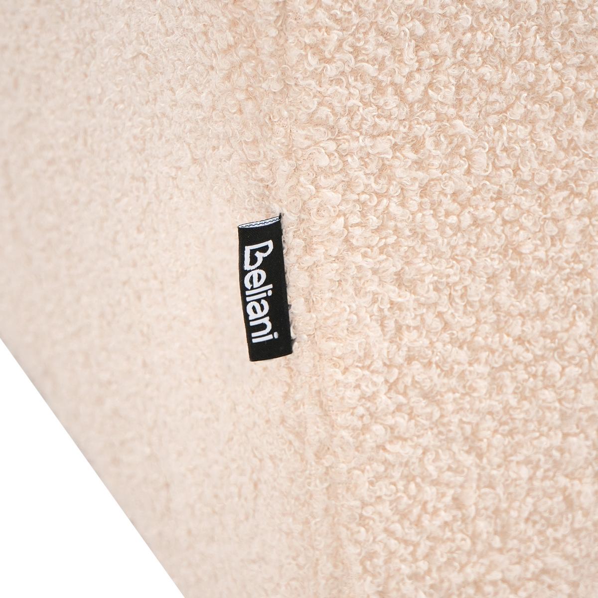 POUF Beige Sinclair - Beige, Textil (79/40/49cm) - Beliani