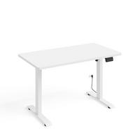 SCHREIBTISCH Ergo Mattweiß - Weiß, Holzwerkstoff (120/65/73cm) - Petits-meubles