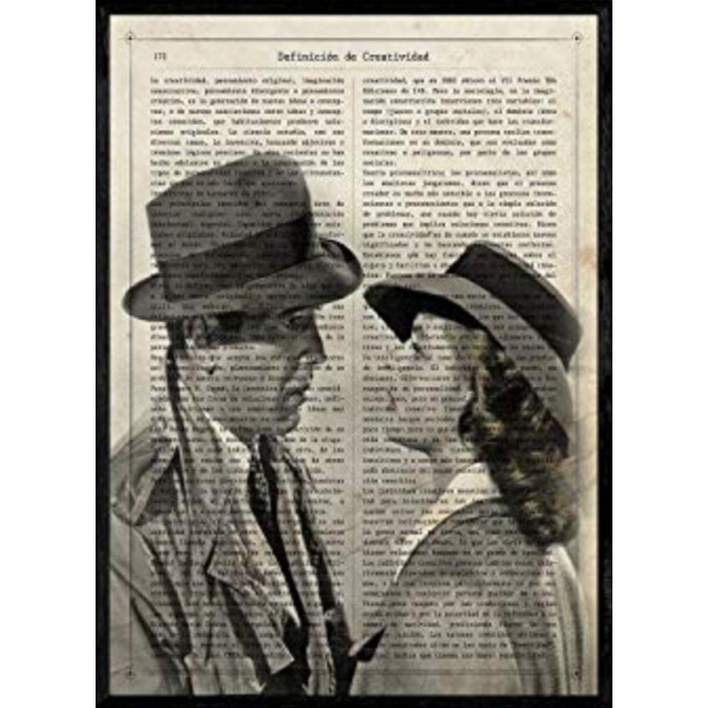 POSTER Schreckliche Wahrheit A4 Schwarzer Rahmen - Schwarz, Papier (29.7/5/21cm) - Nacnic