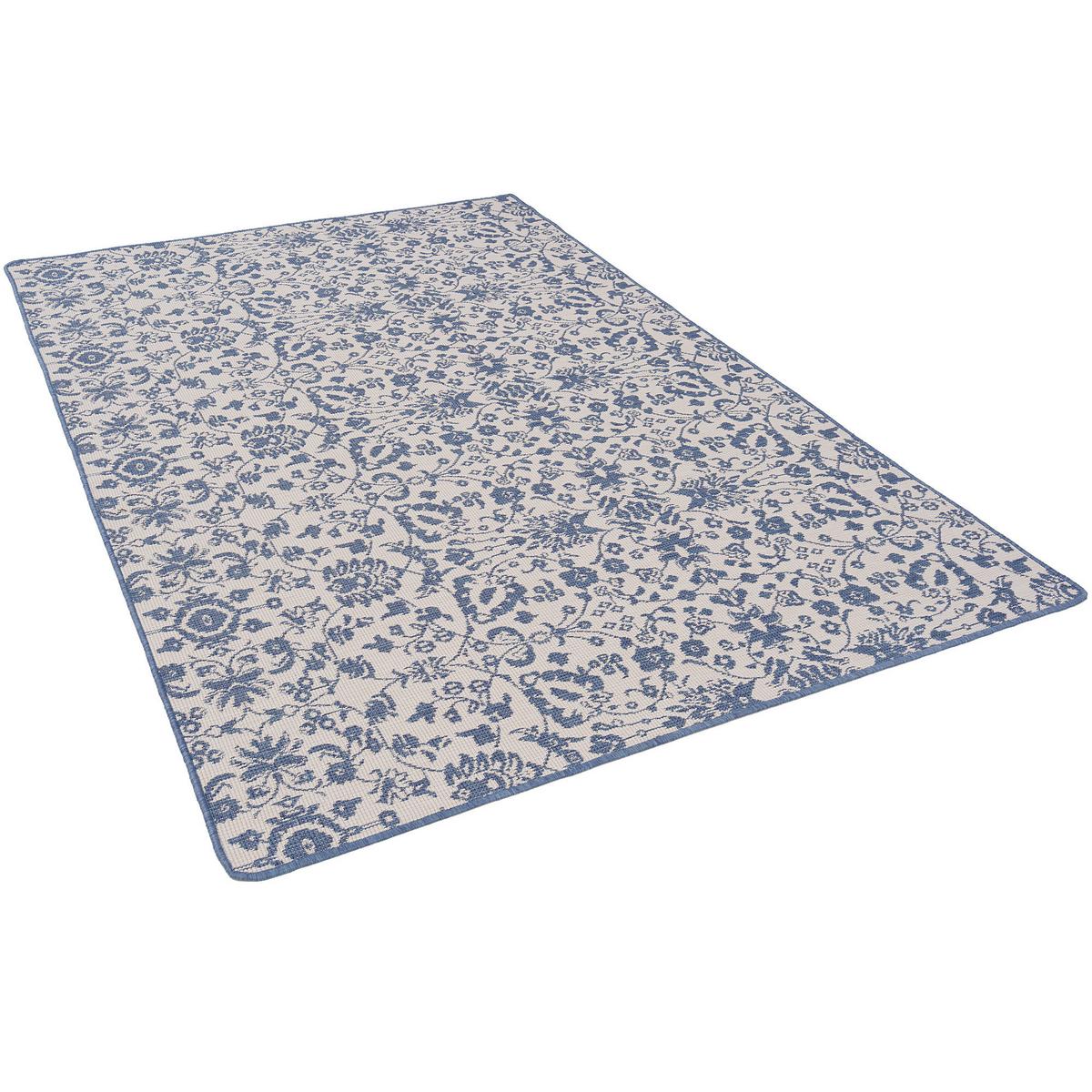 IN- UND OUTDOOR TEPPICH BEIDSEITIG NEWPORT MODERN - Creme, Textil (133/133cm) - Snapstyle