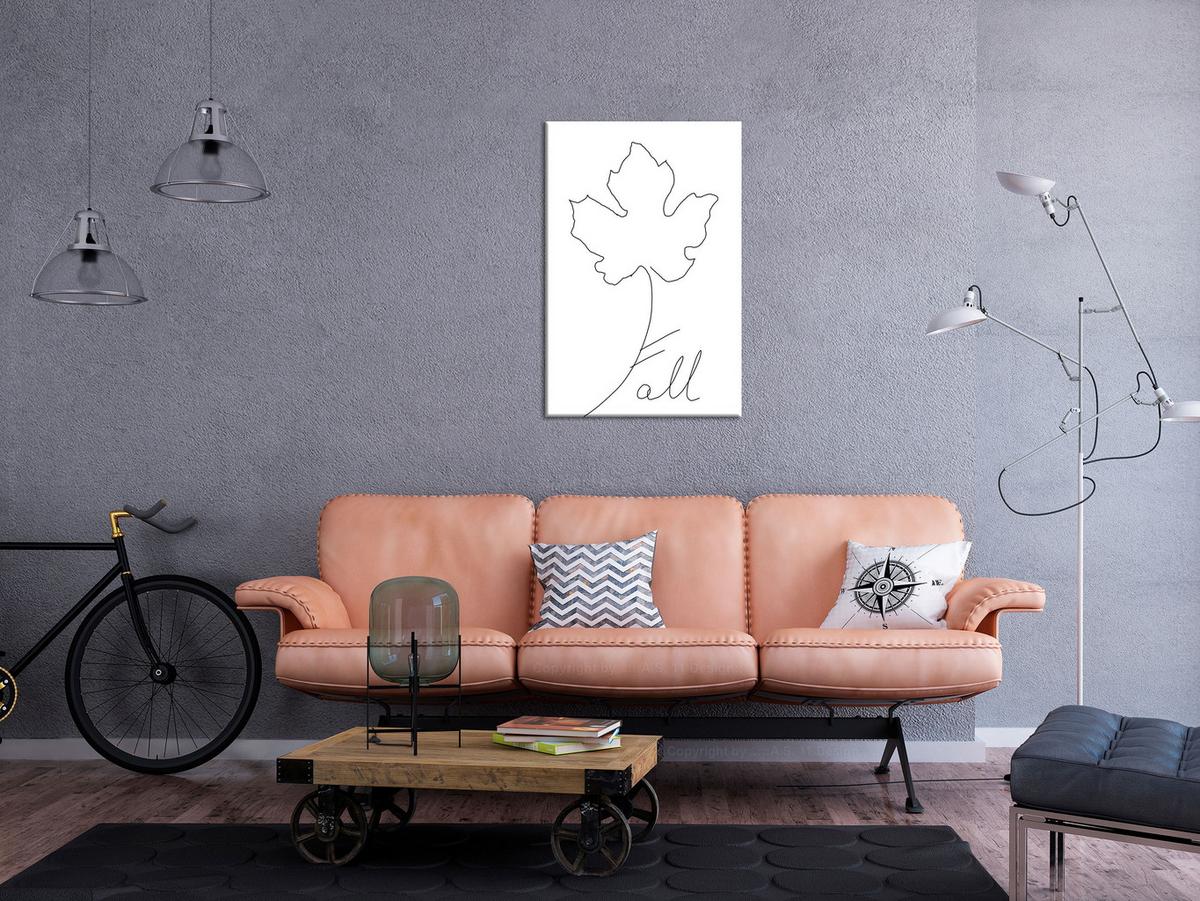 KUNSTDRUCK Schwarz-Weiß 40/60 cm - Schwarz, Textil (40/60cm) - KUNSTLOFT