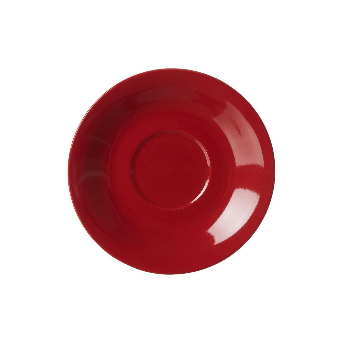 JUMBOUNTERTASSEN Doppio Rot ø 17 cm 6er Set - Rot, Keramik (17cm) - Ritzenhoff Breker