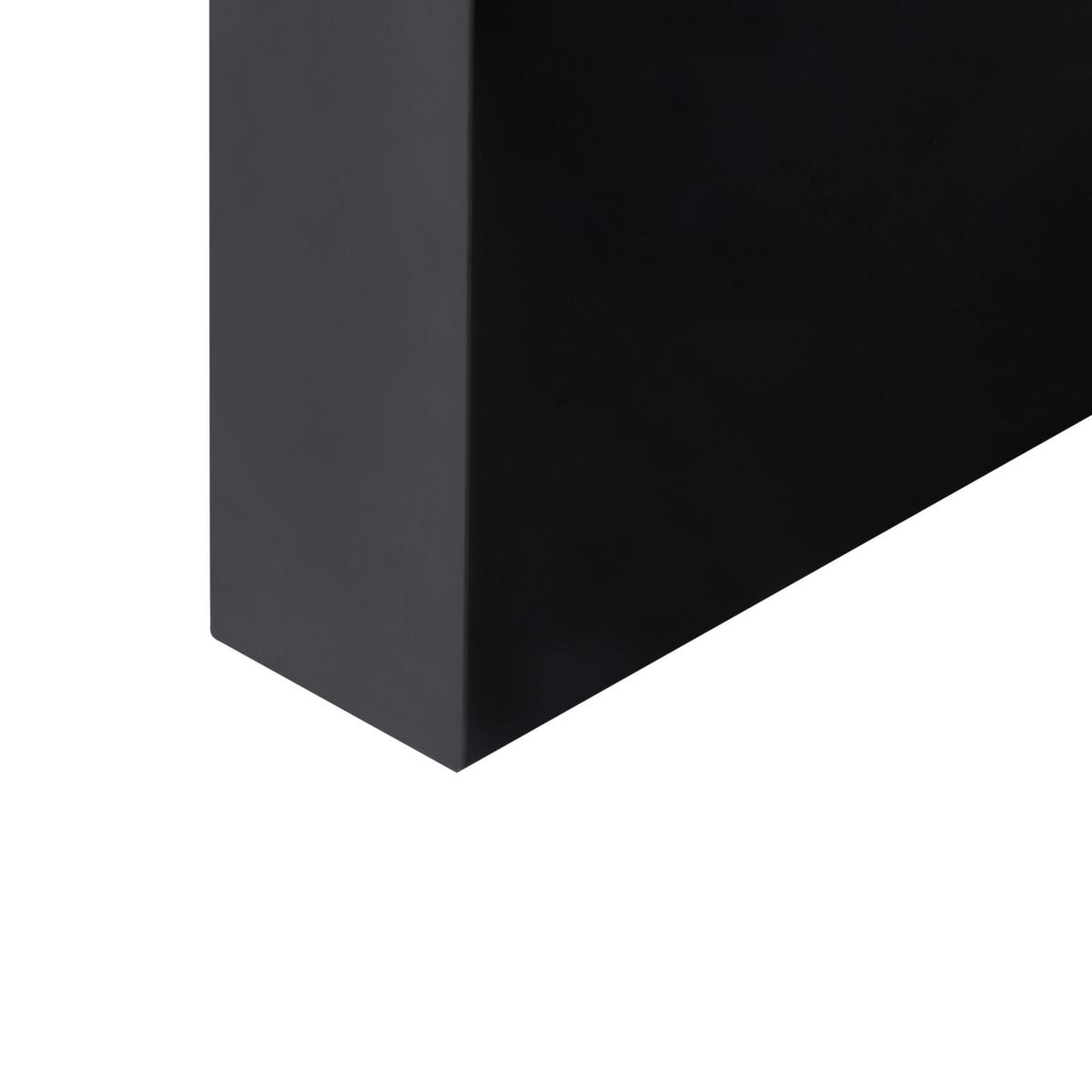 BEISTELLTISCH Schwarz Enid - Schwarz, Holzwerkstoff (30/40/46cm) - Beliani