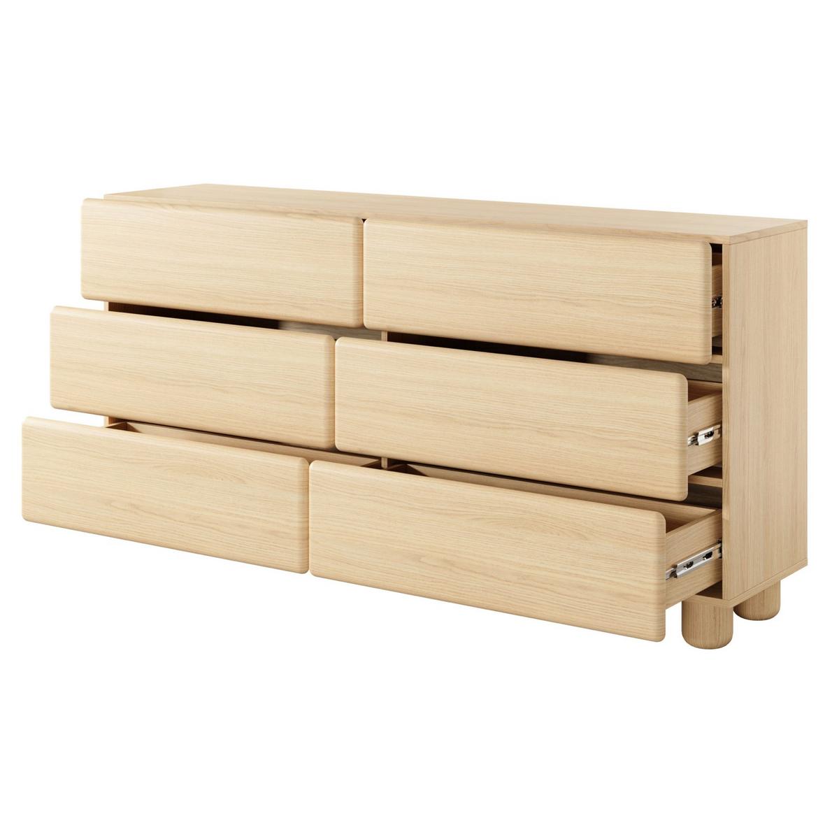 KOMMODE Lomo 160 cm - Eichefarben, Holz/Holzwerkstoff (160.1/80.2/38cm) - Selsey