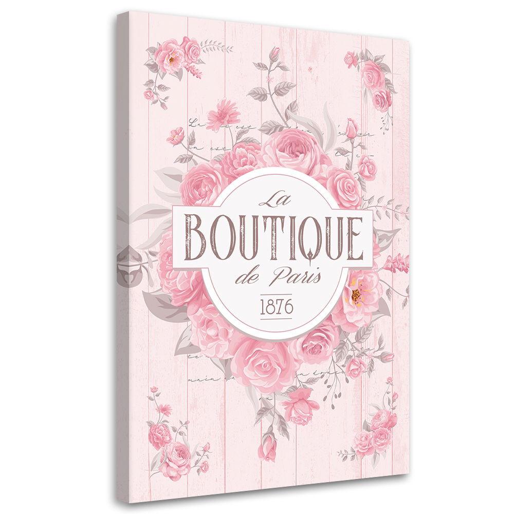 KUNSTDRUCK Rosa 60/90 cm - Pink, Textil (60/90cm) - KUNSTLOFT