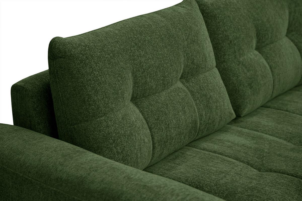 SOFA SALVINI 2,5-Sitzer, dunkelgrün - Dunkelgrün, Holz/Textil (206/88/99cm) - Wozimo
