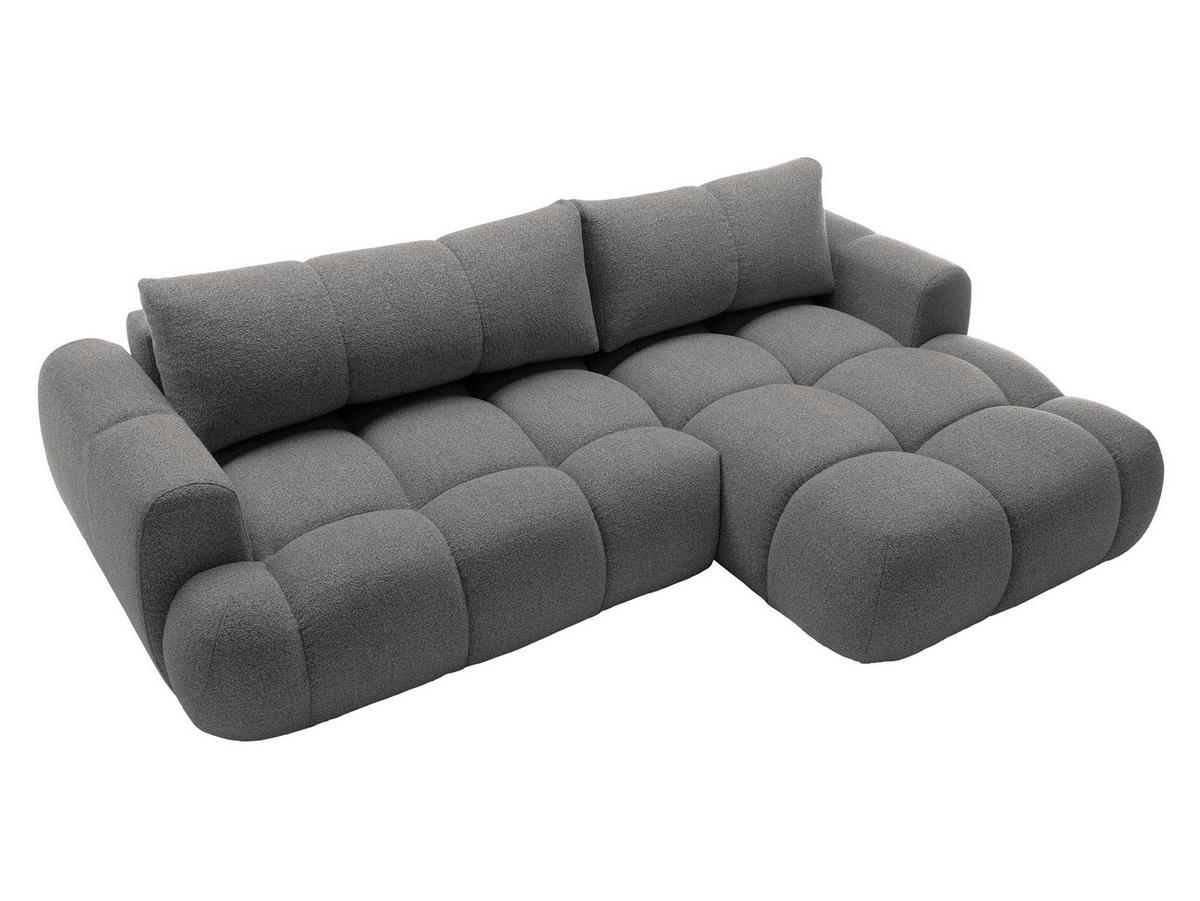 ECKSOFA Mitto, Seite: Rechts - Schwarz/Grau, Holz/Kunststoff (270/173cm) - MIRJAN24