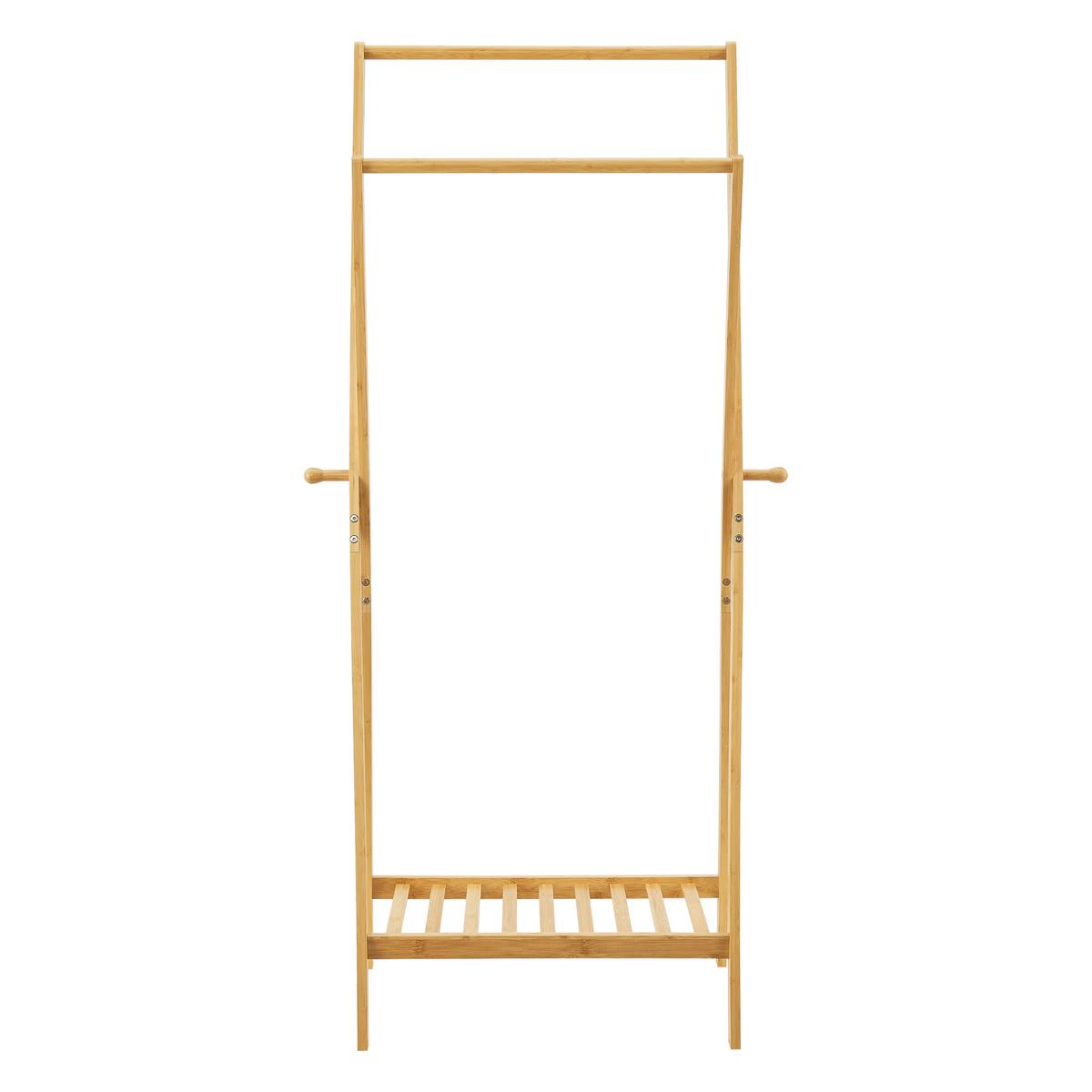 GARDEROBENSTÄNDER Keitele - Naturfarben, Holz (60/150/42cm) - [en.casa]