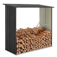 HOLZUNTERSTAND Enno aus Stahl grau - Grau, Metall (83/154/163cm) - Juskys