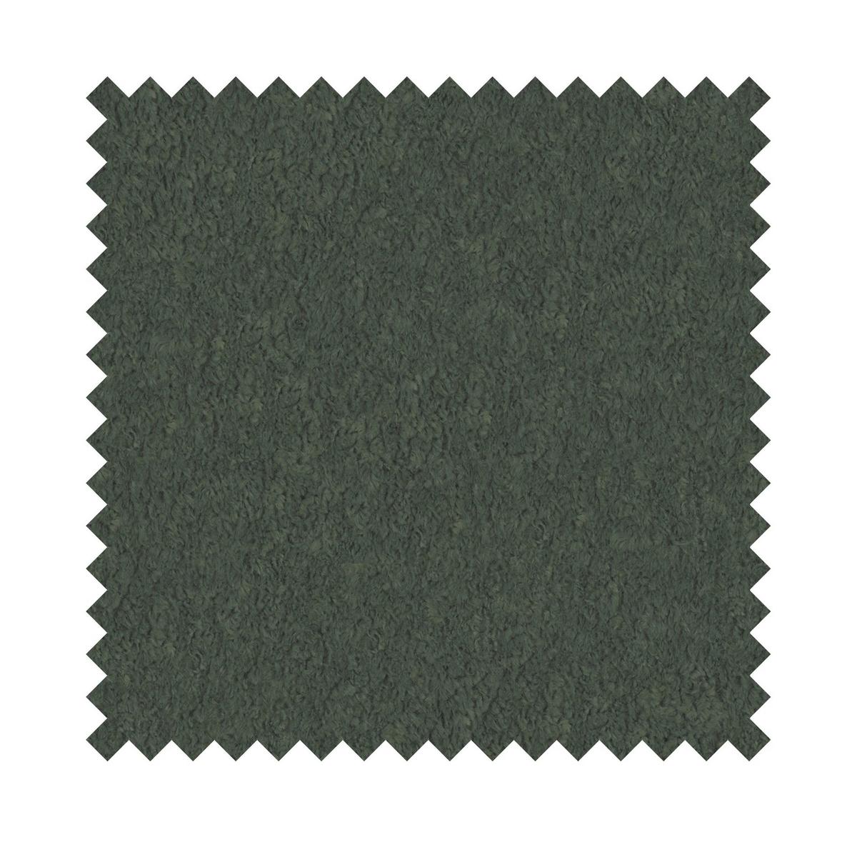ECKSCHLAFSOFA Kaveo DUNKELGRÜNER PLÜSCH universell mit Eckelement MIT BETTKASTEN - Dunkelgrün/Schwarz, Kunststoff/Textil (245/245cm) - Selsey