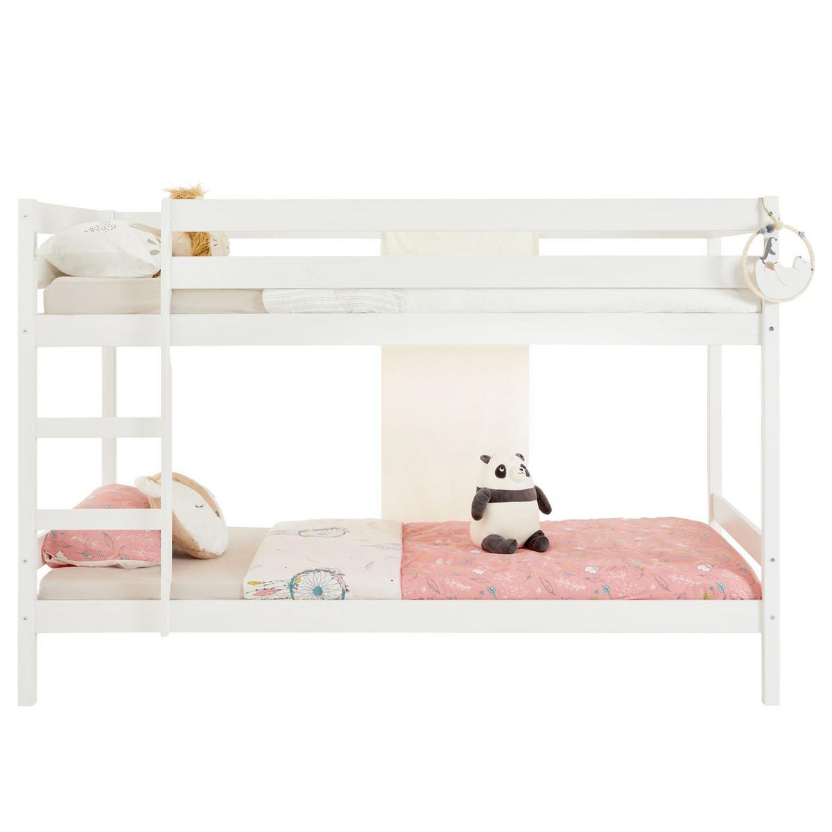 ETAGENBETT FELIX 90X200 CM - Weiß, Holz (97/140/206cm) - IDIMEX