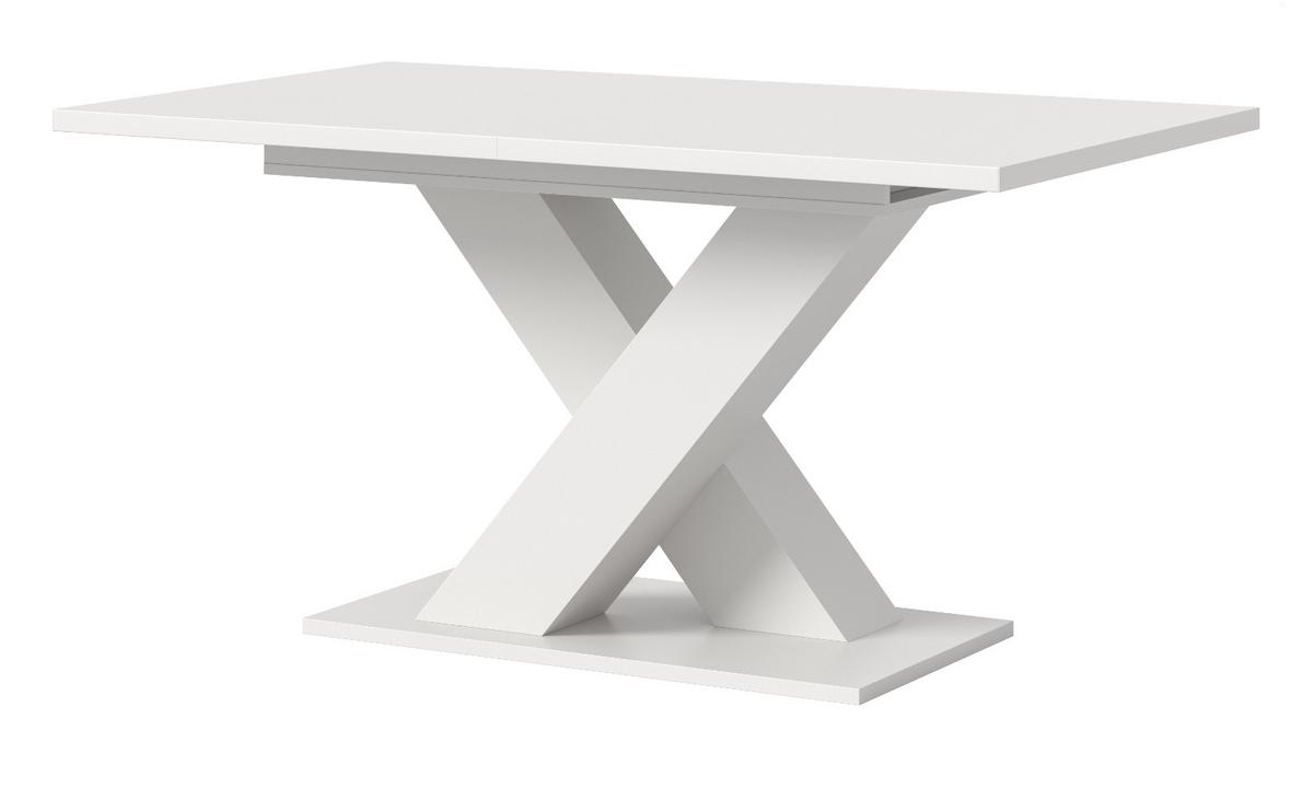 ESSTISCH weiß, Küchentisch ausziehbar 150 - 190 cm - Weiß, Holzwerkstoff/Metall (150/90/76cm) - Inn.Furn